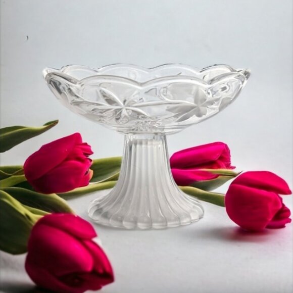 Vintage Candy Dish | Mikasa Garden Terrace Pedestal Candy Nut Trinket Dish - Picture 1 of 5